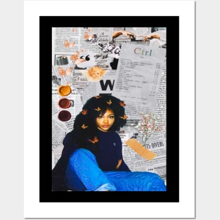 Journey From Local Talent To Global Icon Of SZA Posters and Art